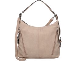 TOM TAILOR Handtas Schoudertas Caia Hobo Bag Taupe Beige