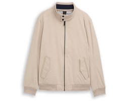 Tom Tailor - Harrington-jas van waterafstotend materiaal - Maat M - Cashew Beige