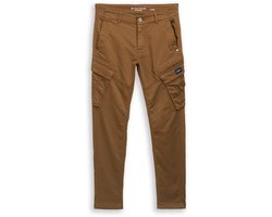Tom Tailor Heren Cargo Broek TAPERED SWEAT CARGO tapered Bruin 38W / 36L Volwassenen