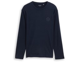 Tom Tailor - Heren t-shirt - Maat XXL - Mannen - MARINE - katoen