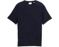Tom Tailor Jacquard T-shirt met palmboommotief