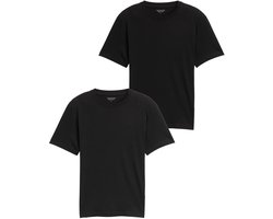 Tom Tailor Katoenen T-shirts in een 2-pack in een dubbele verpakking