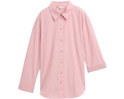 Tom Tailor Losvallende popeline overhemdblouse