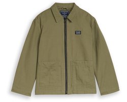 Tom Tailor - Overgangsjas van katoen - Maat 176 - tree moss green