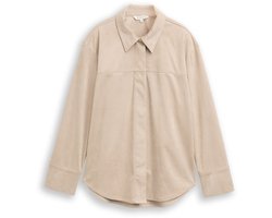 Tom Tailor Overhemd in suèdelook