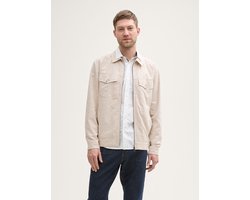 Tom Tailor - Overshirt - Heren - XL - Beige - Linnen - 1050853