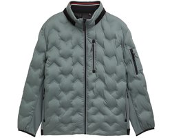 Tom Tailor Plus Maat - Hybride lichtgewicht gewatteerd jack met opbergbare capuchon