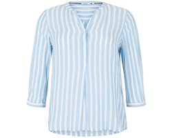 Tom Tailor Plus Size - Henleyblouse met streepmotief