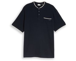 Tom Tailor - Plus Size - Poloshirt met borstzak - Maat 3XL - sky captain blue ottoman