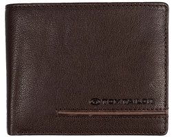 TOM TAILOR portemonnee Devon Horizontal Wallet Brown donkerbruin
