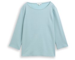 Tom Tailor Shirt met lange mouwen met ottomanstructuur