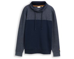 Tom Tailor Snood Sweatshirt met structuurmix