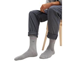 Tom Tailor - Sokken in een 7-dagen-doos - Maat 43-46 - light grey melange