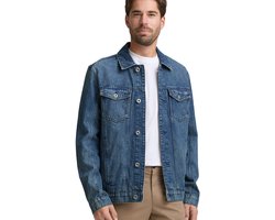 Tom Tailor - Spijkerjas - Heren - XL - Blauw - Katoen - 1049265