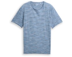 Tom Tailor T-shirt in gemêleerde look XXXL blue multicolor inject