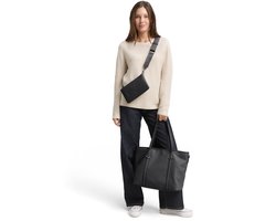 Tom Tailor - TTJAMILA L shopper met 2-in-1 functie - Maat ONESIZE - schwarz / black