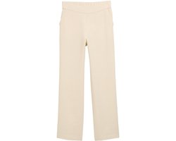 Tom Tailor - TTLEA seersucker rechte broek - Maat 34/32 - champagne
