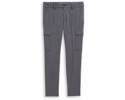 Tom Tailor - TTTAPERED Cargobroek - Maat 32/34 - Black Grey Melange