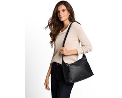 Tom Tailor - TTWINA M buideltas met ritsdetails - Maat ONESIZE - schwarz / black