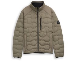 Tom Tailor - Tussendoor jas - Heren - M - Olijf - Polyester - 1050625