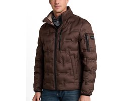 Tom Tailor - Tussendoor jas - Heren - XL - Bruin - Polyester - 1050931