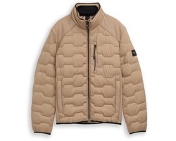 Tom Tailor - Tussendoor jas - Heren - XL - Taupe - Polyester - 1050625