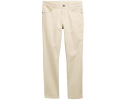 Tom Tailor - Ultralichte Josh regular slim broek - Maat 32/34 - light cashew beige