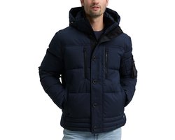 Tom Tailor - Winterjas - Heren - XL - Blauw - Polyester - 1046971