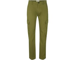 Tom Tailor - Worker - Heren - XXL - Olijf - Katoen - 1030011