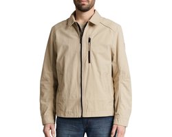 Tom Tailor - Zomerjas - Heren - M - Beige - Katoen - 1050714
