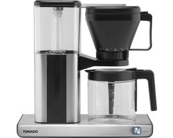 Tomado TCM1301S - Koffiezetapparaat - inclusief thermoskan - 1.25 L inhoud - Filterkoffie - RVS