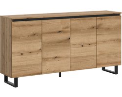 Tomasa dressoir 4 deuren eiken decor.
