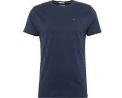 Tommy Hilfiger crew neck shirt, donkerblauw - Maat M -