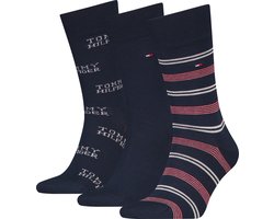 Tommy Hilfiger - Geschenkdoos met Klassieke Sokken voor Heren - 3 pack - Maat 43-46