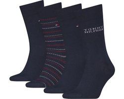 Tommy Hilfiger - Geschenkdoos met Klassieke Sokken voor Heren - 4 pack - Maat 43-46