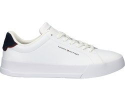 Tommy Hilfiger - Heren Sneakers Court Leather - Wit - Maat 43