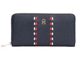 Tommy Hilfiger Icon Large Damesportemonnee Blauw Vrouw