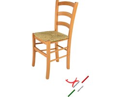 Tommychairs Venice - Eetkamerstoel - 1 Stuk - Bruin - Rotan & Hout