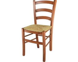 Tommychairs Venice - Eetkamerstoel - 1 Stuk - Kersenhout - Rotan