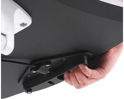 Toms Design - In Hoogte Verstelbaar - Laptoptafel - Bureau op Wieltjes Wit