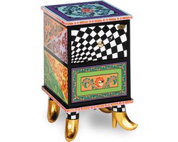 Toms Drag Ladekast klein, bovenzijde blauw (2 lades)