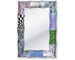 Toms Drag Spiegel Bamboe, Silver Line