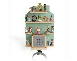 Toniebox-rek - huis - salie - 28x43x17 cm - met opbergruimte