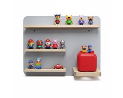 Toniebox rek - met opbergruimte - 39x29x15 cm - grijs