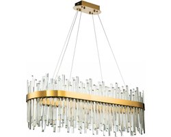 Toolight App1513-Cp80 Hanglamp Geborsteld Goud 35X80X95Cm