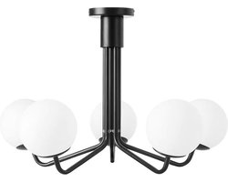 Toolight App1578-5Cp Hanglamp Zwart 47X47X47Cm