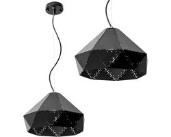 Toolight App236-1Cp Hanglamp Zwart 18,5X29X18,5Cm