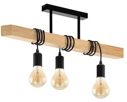 Toolight App973-3Cp Line Hanglamp Zwart 80X30X37,5Cm