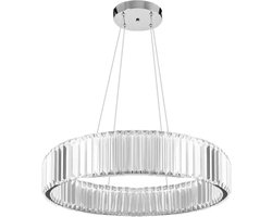 TooLight Kristallen LED hanglamp - modern chroom - Ø40 cm