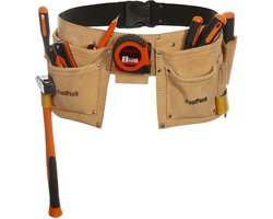 ToolPack 366.020 Straight Gereedschapsgordel - Dubbel - Leer